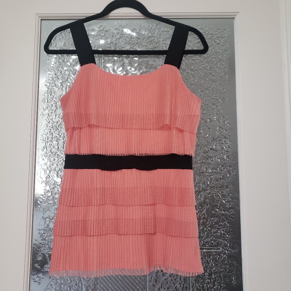 Pink & Black Layered Tank